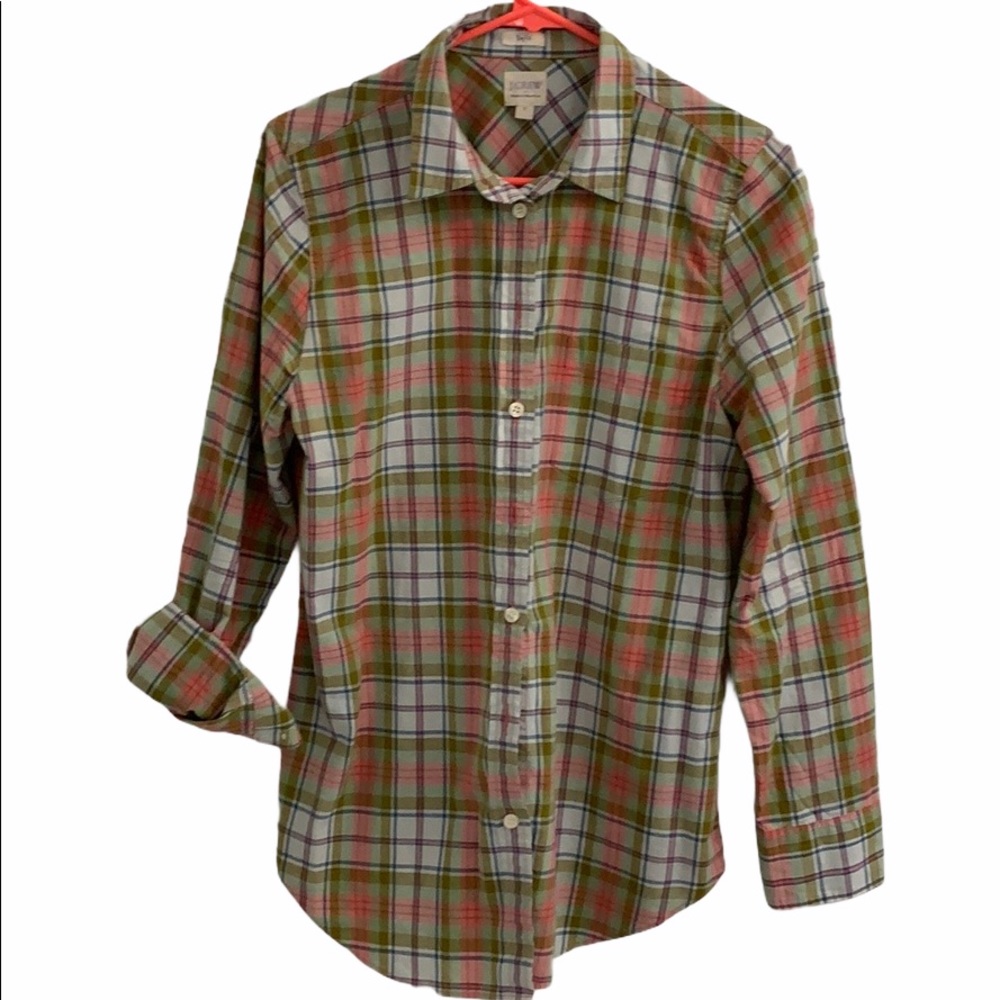 J crew boy fit button down size S